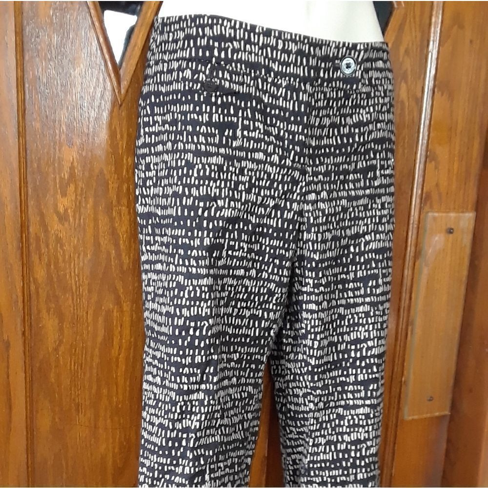 LOFT Basket Weave Cropped Pants